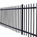 Spear Points Sharped Top Aluminum Fence Decoration Panel Black White Green color 3 rails horizontal